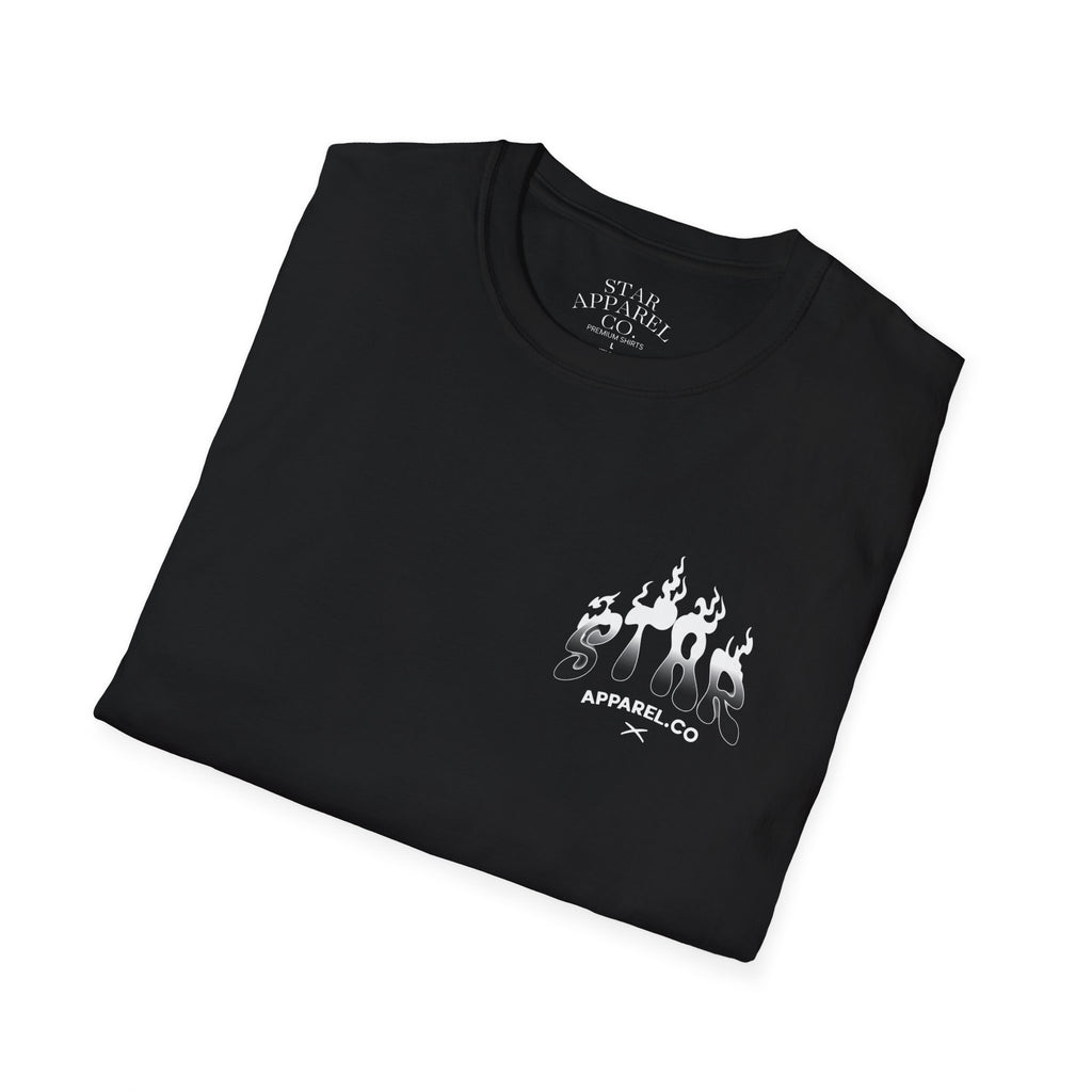 Adult StarApparel Black T-shirt