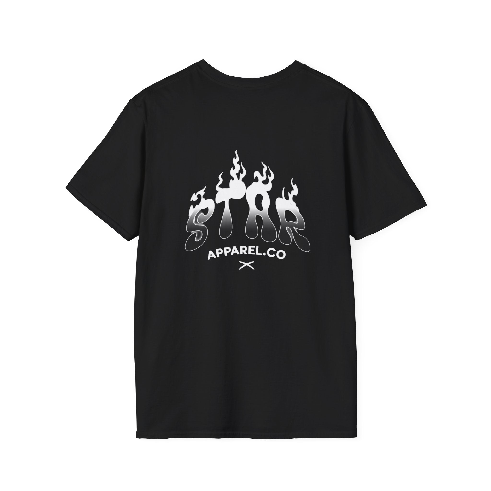 Adult StarApparel Black T-shirt